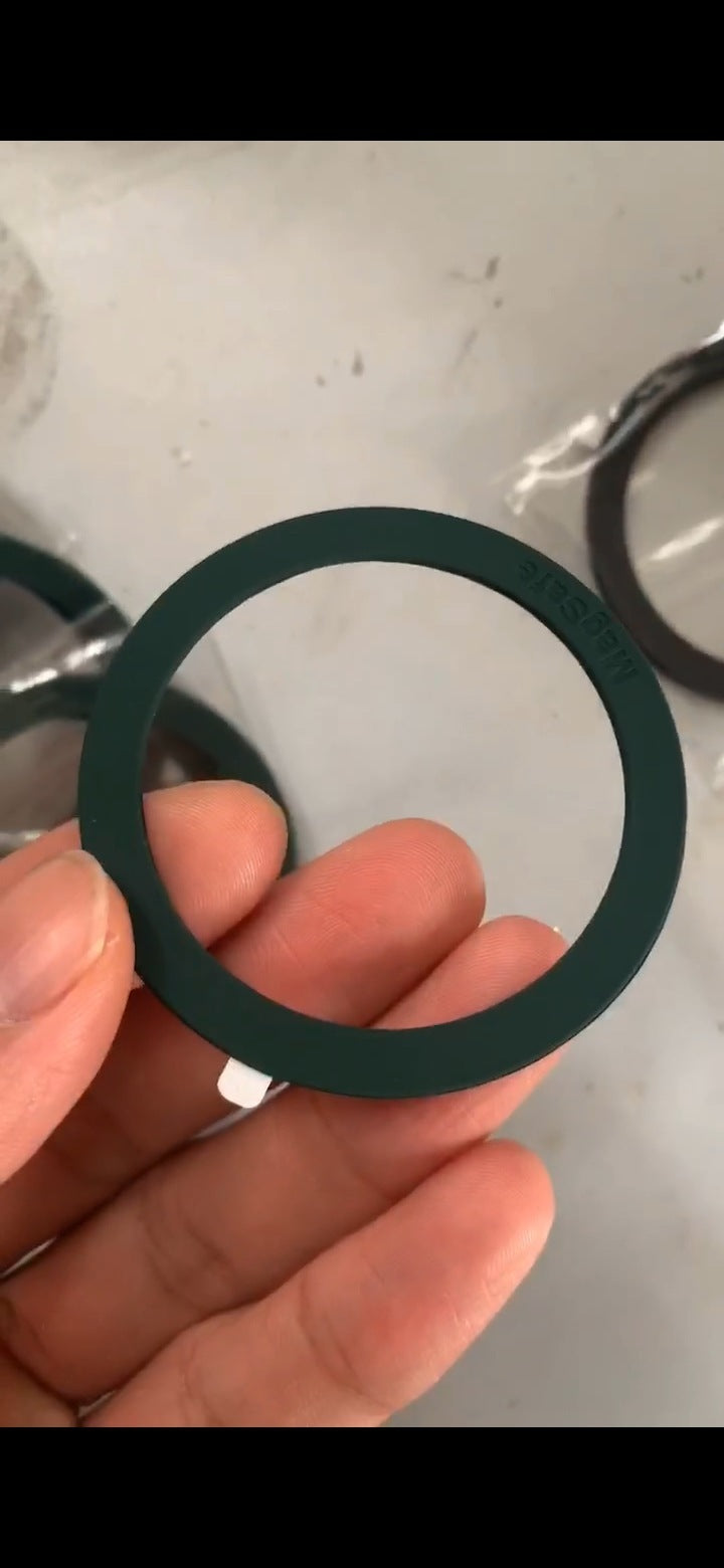 Liquid Silicone Mobile Phone Wireless Charging Auxiliary Circle Lead Magnetic Paste
