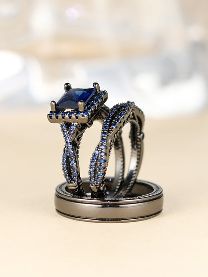 Fashion Commuter Zircon Female Ring Suit